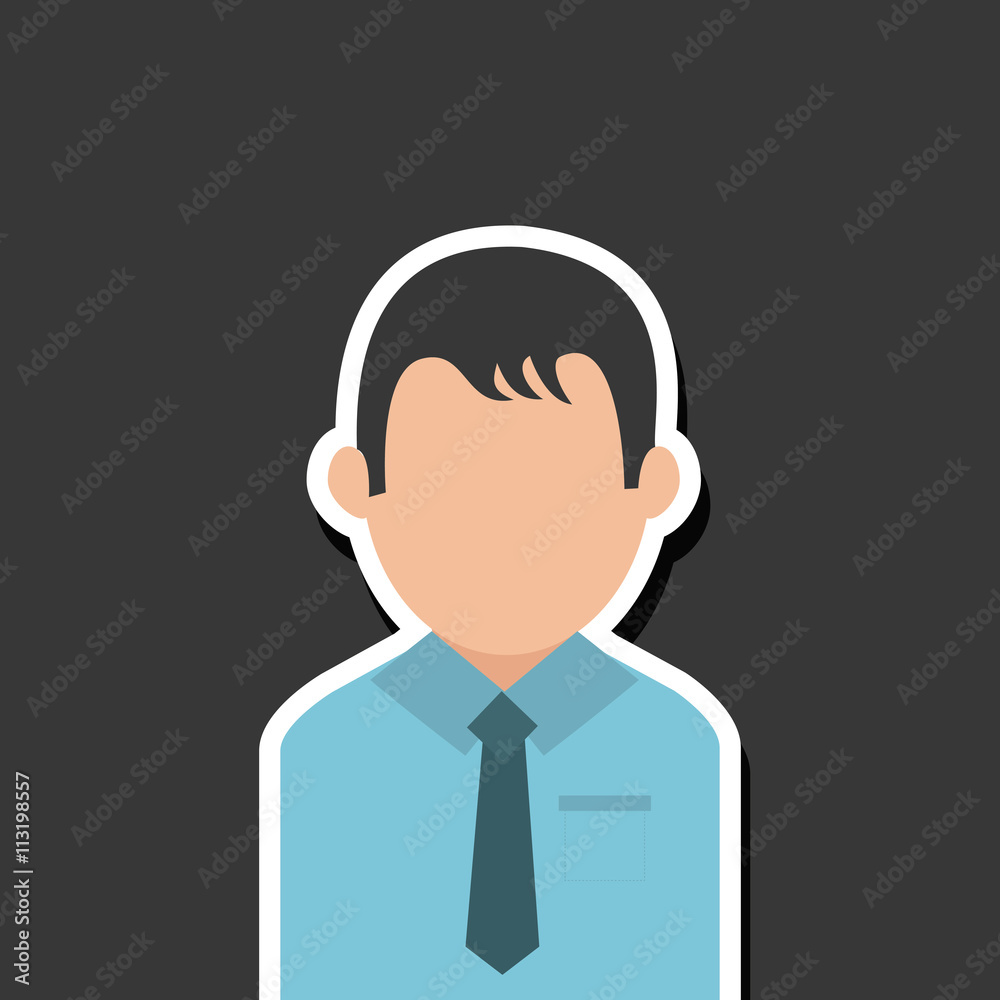 Financial item design. businessman icon. Flat illustration, vect Financial item design. businessman icon. Flat illustration, vect