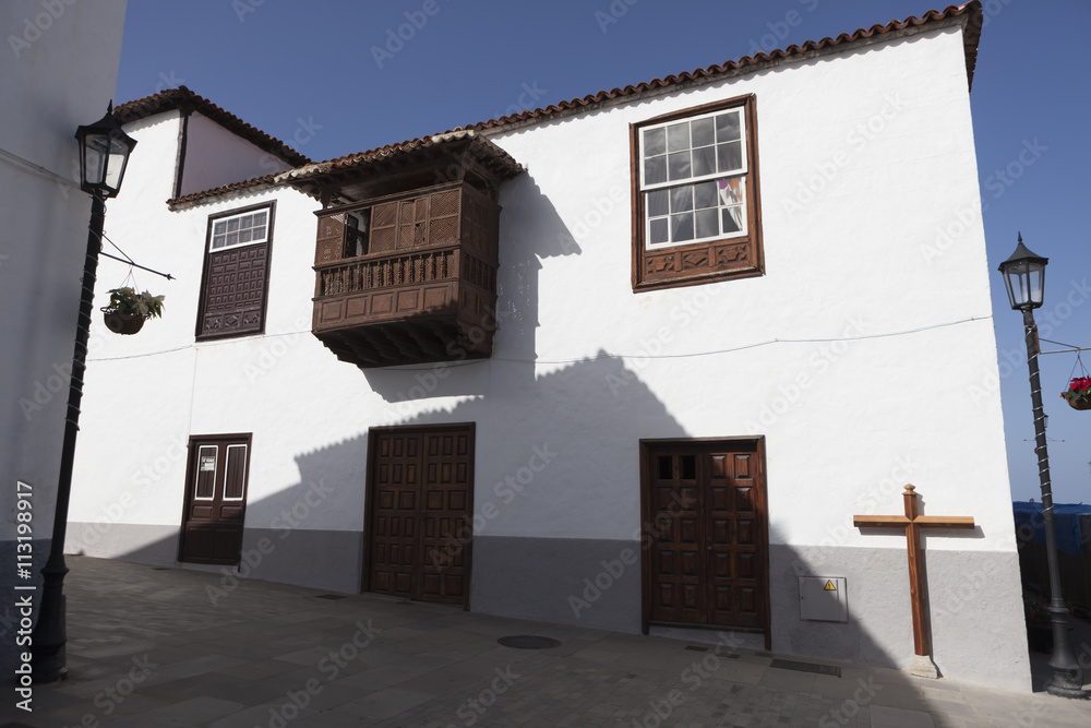House in Garachica. Northern Tenerife, Canary Islands, Spain