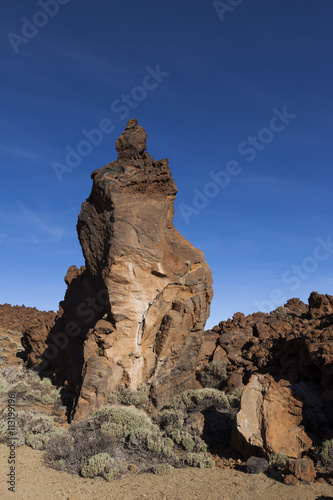 Impression from the crater of the volcano Teide, Tenerife, Canary Islands, Spain