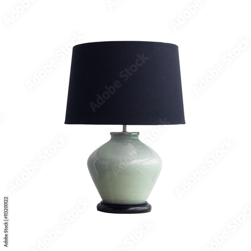 Table lamp isolated. photo