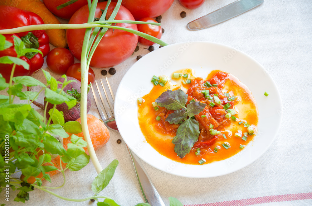 lecho stewed vegetable salad pepper tomato carrot lecho stewed vegetable salad pepper tomato carrot