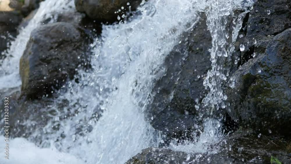 Waterfall In Stones Waterfall In Stones