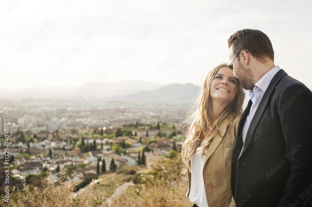 Couple looking at each other Couple looking at each other