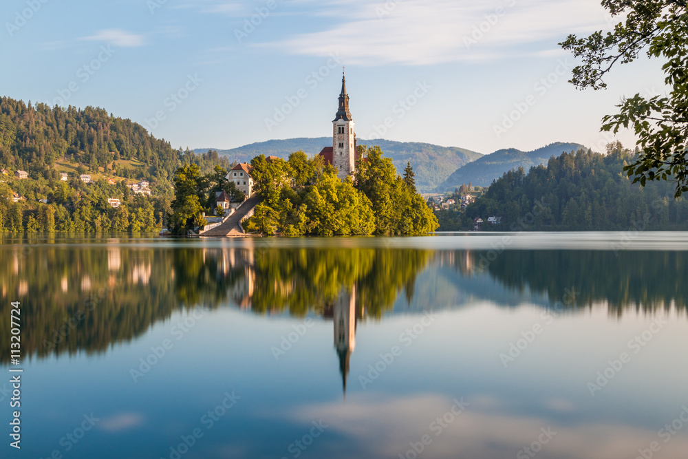 Church of the Assumption on Bled Lake