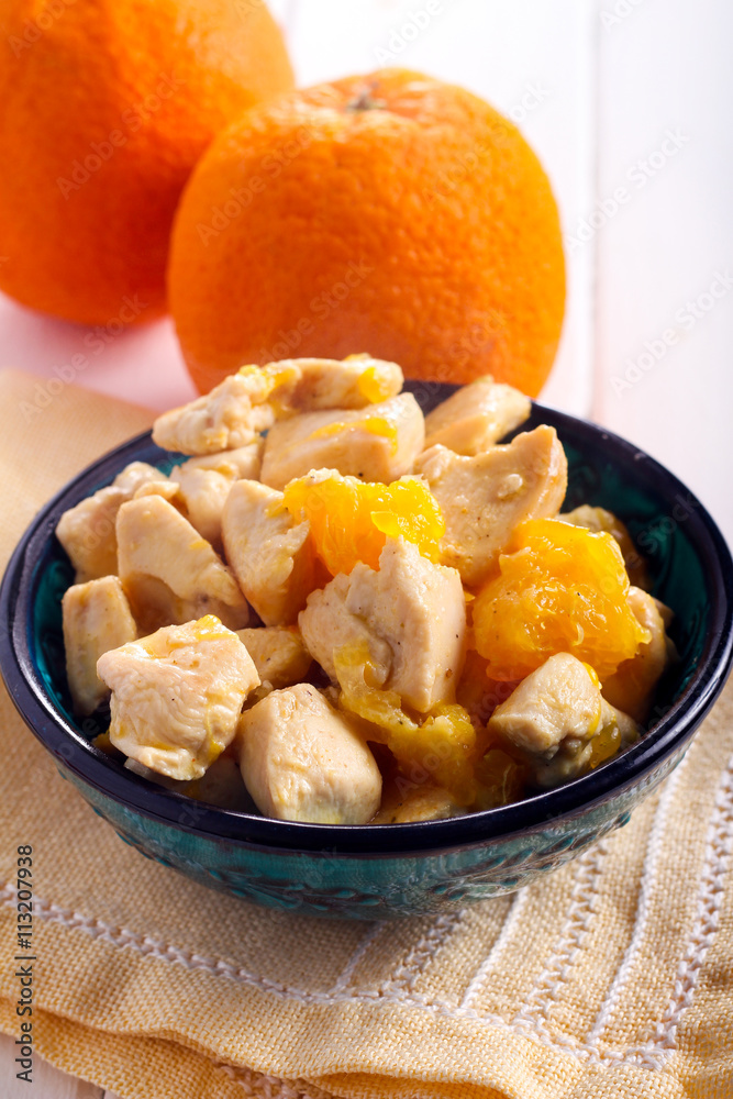 Chicken breast with oranges Chicken breast with oranges