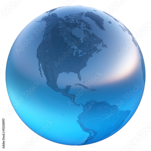 Blue Marble Earth USA