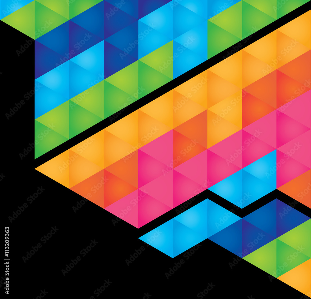 background bright multicolored triangles background bright multicolored triangles