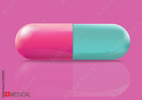 Capsules Vector illustration