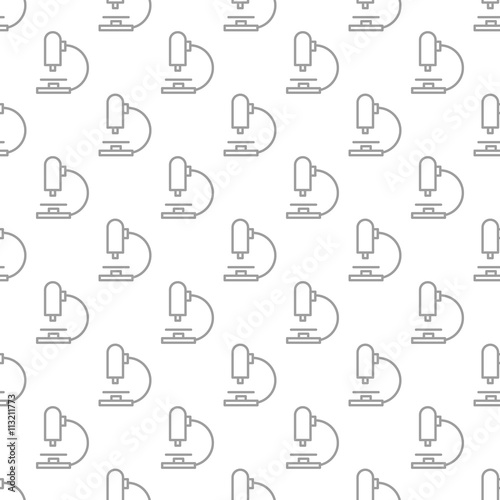 Seamless pattern science and technology vector background.