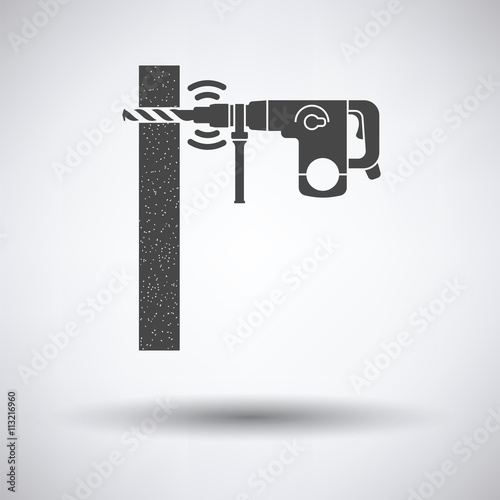 Icon of perforator drilling wall