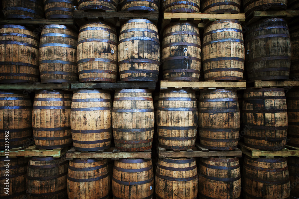 Stack of barrels Stack of barrels
