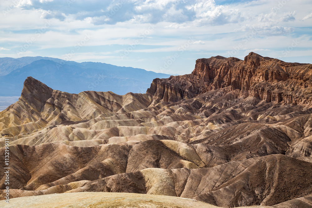 Zabriskie Point in Death Valley National Park, California, USA