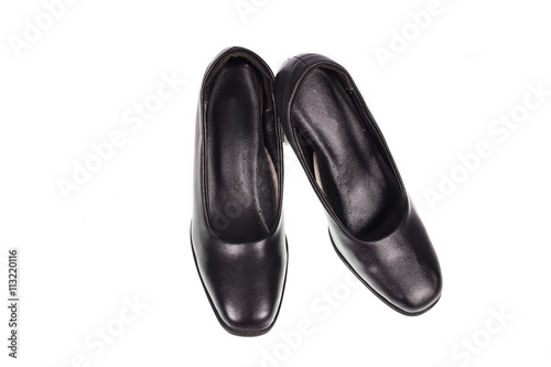 Black court shoes