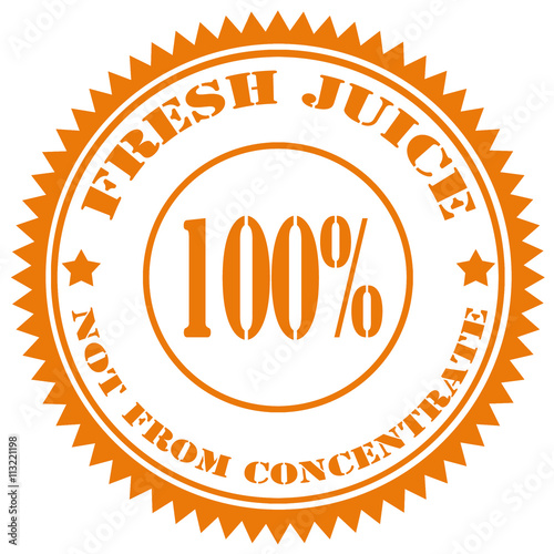 Fresh Juice-stamp