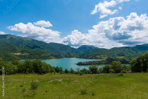 Turano Lake (in italian Lago del Turano) is an awesome artificial lake in the Province of Rieti, Lazio, central Italy. At an elevation of 536 m, its surface area is 5.6 km2.