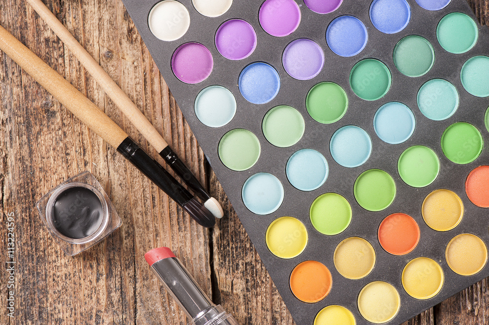 Naklejka premium Makeup accessories