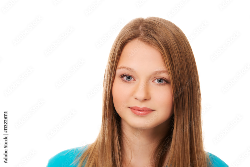Young woman with smile Young woman with smile