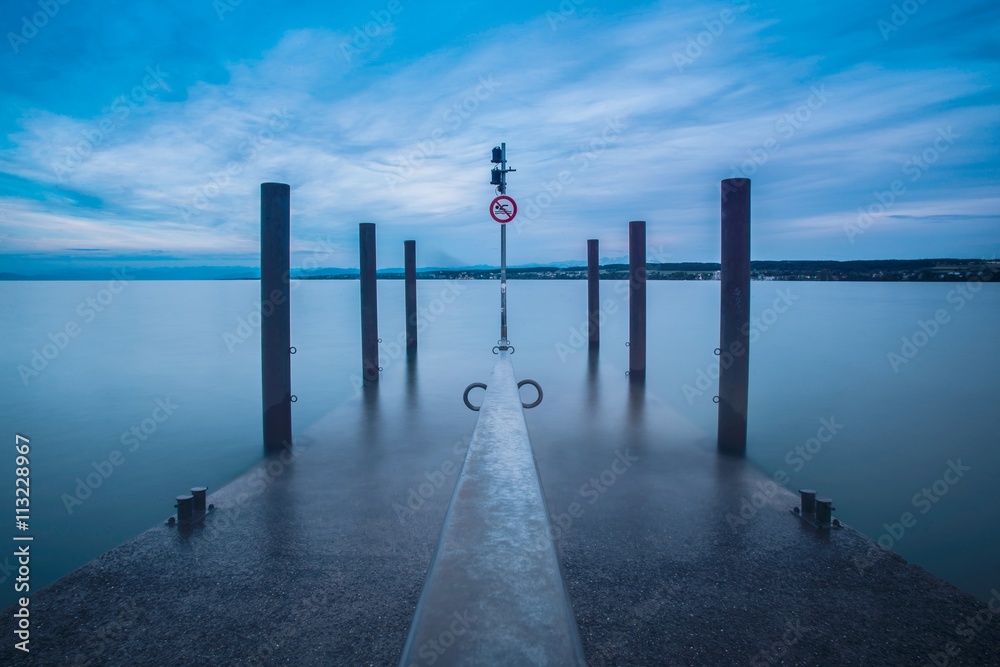 Fototapeta premium Konstanz Bodensee Steg