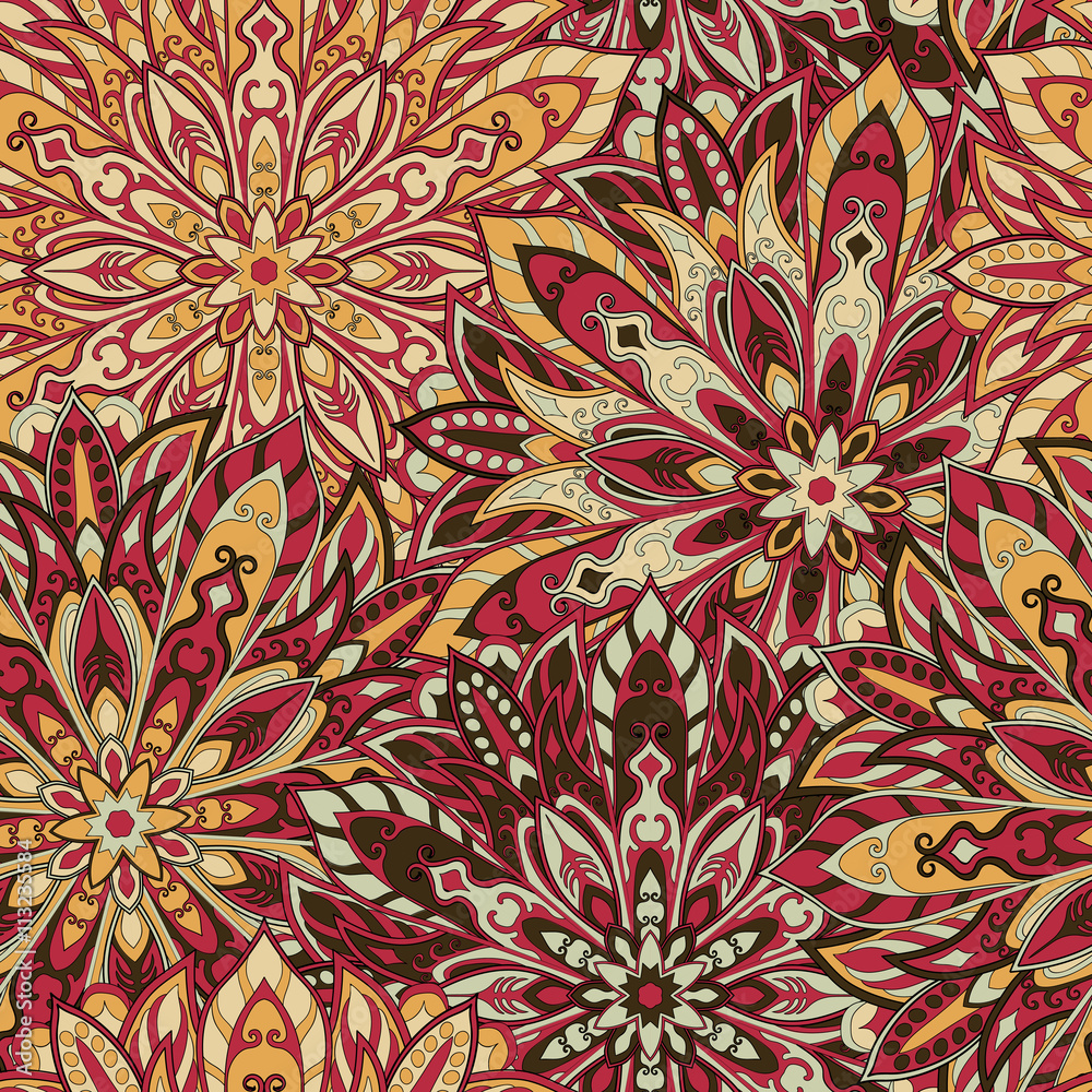 Seamless mandala pattern Seamless mandala pattern