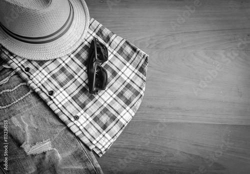 Outfit of traveler