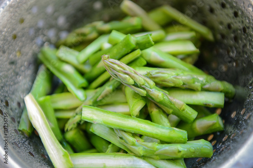 Asparagus, closeup