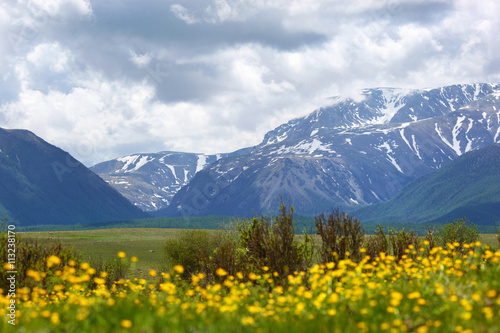 View of Altai mountains