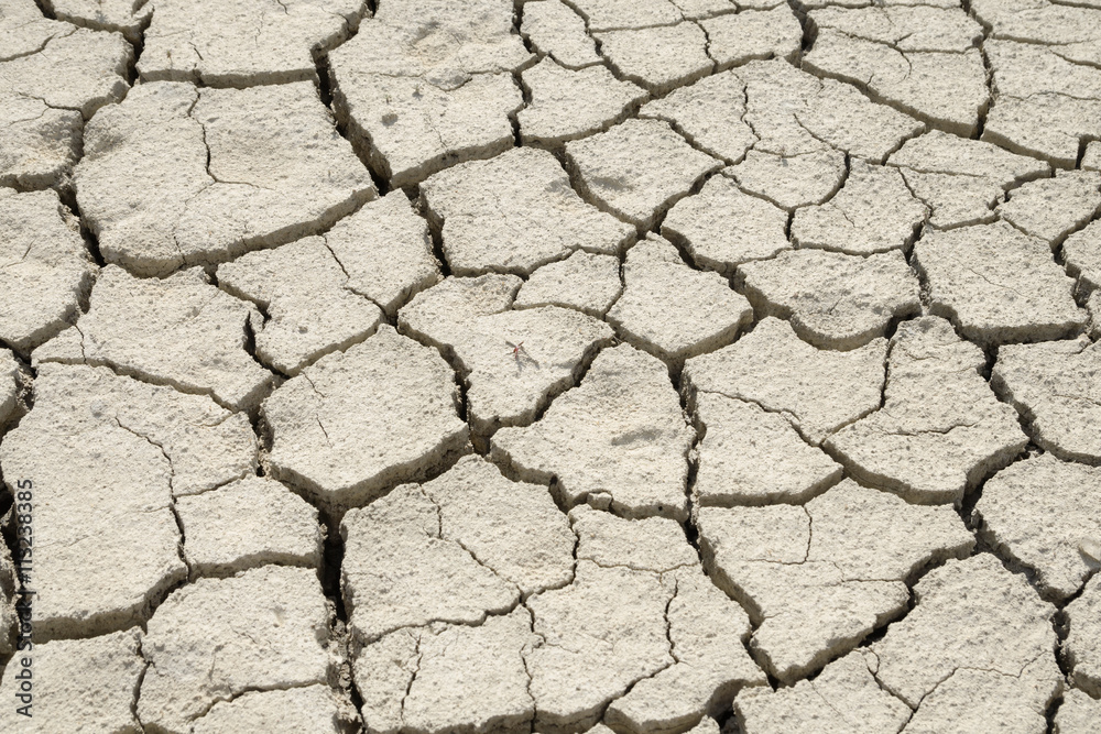 Detail of dry cracked soil texture Detail of dry cracked soil texture