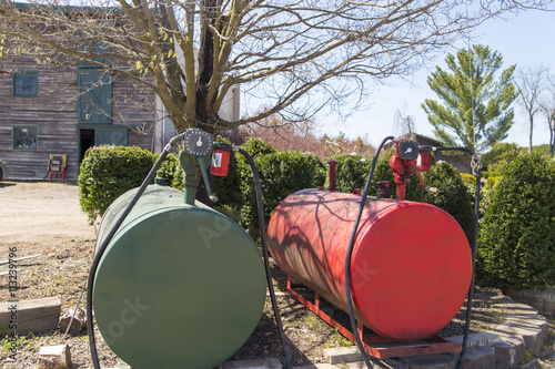 Gas tank at farm