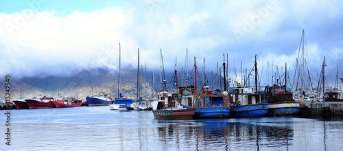 Obraz na plátne Fishing harbour in Cape Town