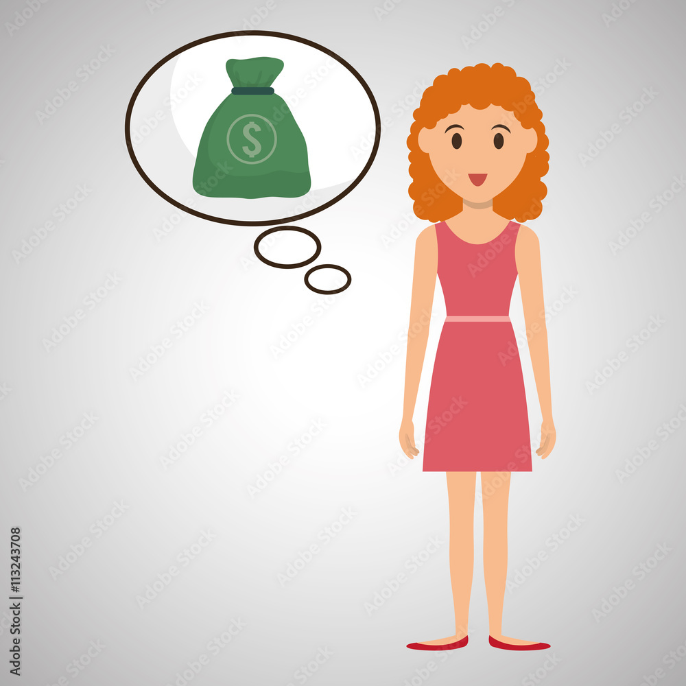 Management design. Person icon. Isolated illustration Management design. Person icon. Isolated illustration