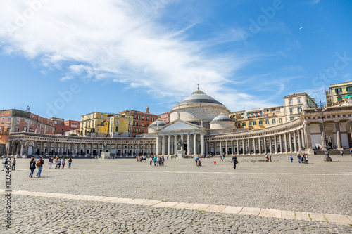 Fotografi Piazza del Plebiscito à Naples