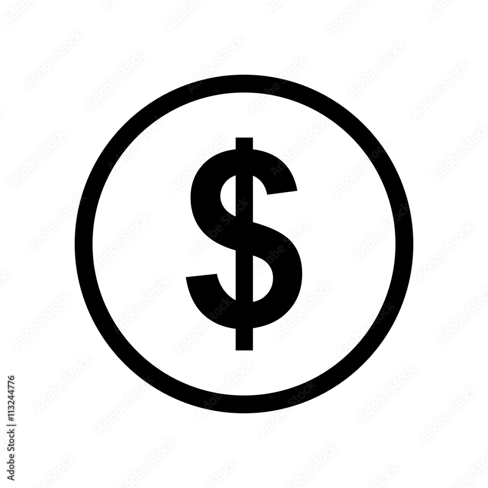 dollar symbol icon , vector dollar symbol icon , vector