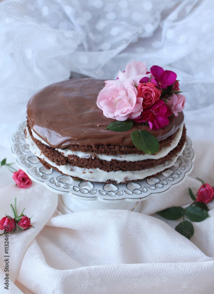The Rococoa Cake, Delicious chocolate cake.