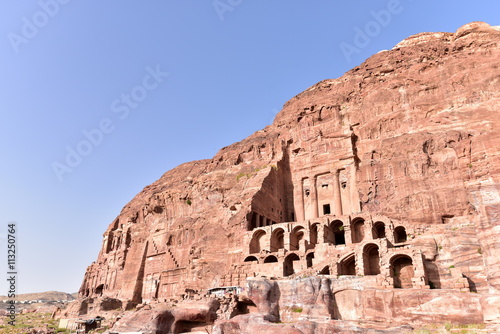 The Urn Tomb was one of the Royal Tombs of Petra