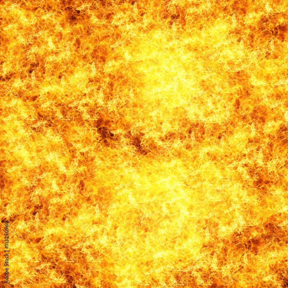 Abstract Fire Background in red and yellow color