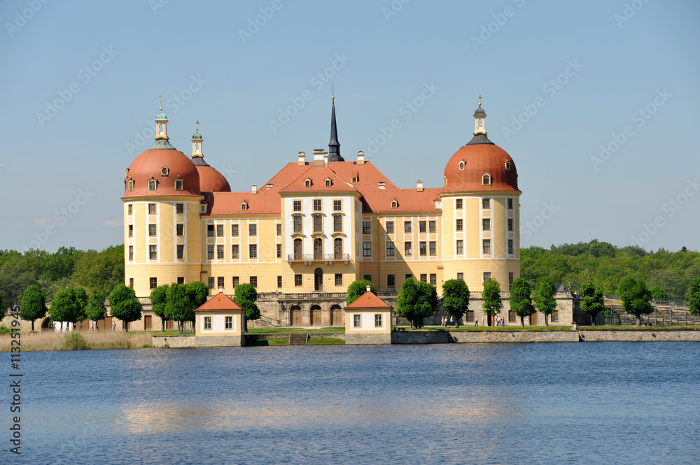 Schloss Moritzburg, Jagdschloss,  Wasserschloss, Deutschland, Sachsen