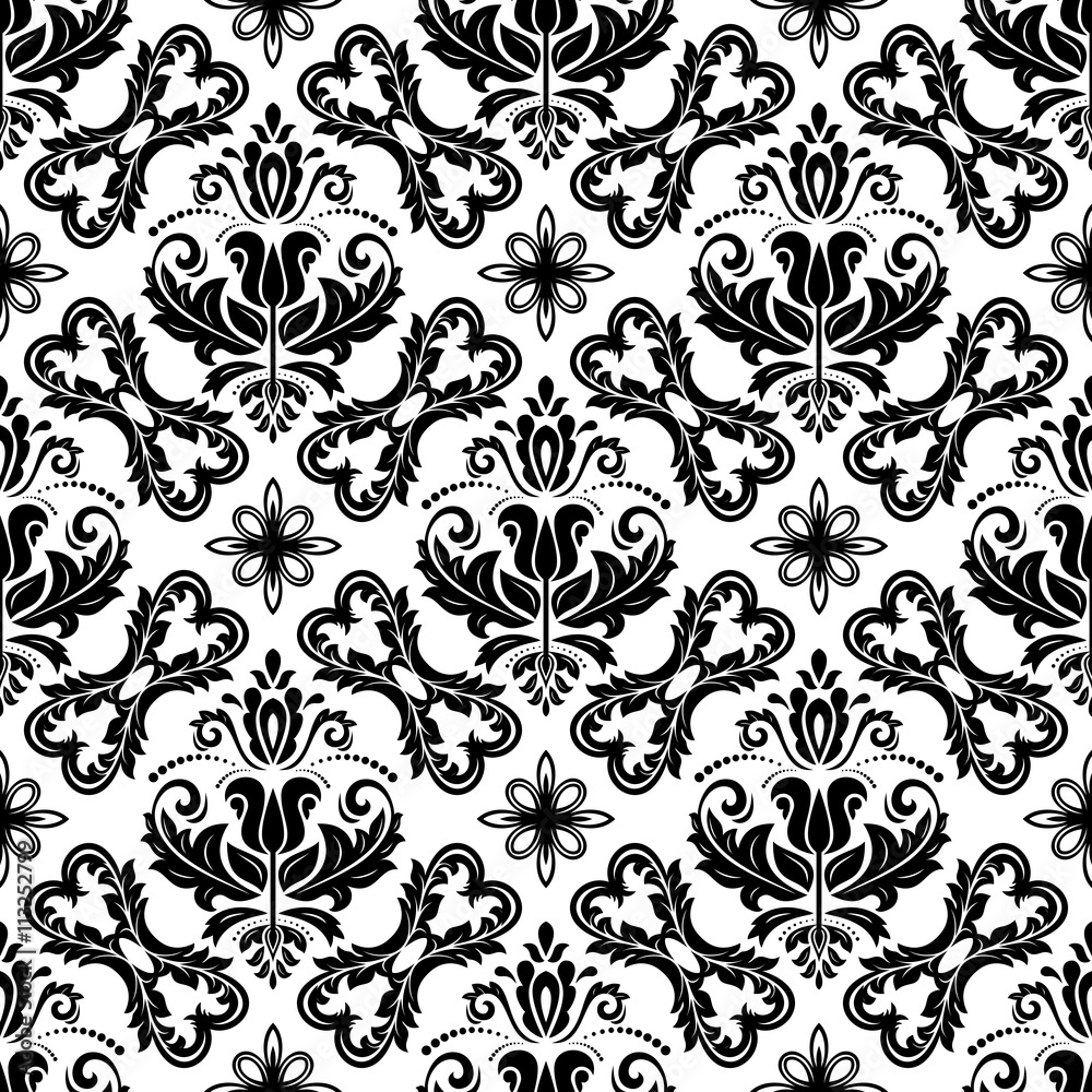 Seamless Vector Wallpaper in the Style of Baroque Seamless Vector Wallpaper in the Style of Baroque