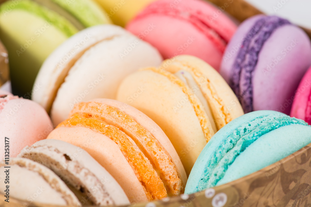 macro multicolored french macaroon Extreme shallow dof macro multicolored french macaroon Extreme shallow dof