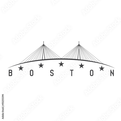 The Leonard P. Zakim Bunker Hill Memorial Bridge, Boston Massach