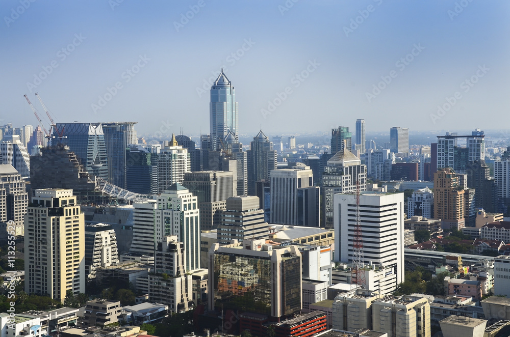 Bangkok Cityscape. Aerial view on Panorama of Bangkok, Thailand Bangkok Cityscape. Aerial view on Panorama of Bangkok, Thailand