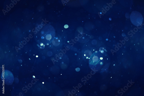abstract blue bokeh background photo