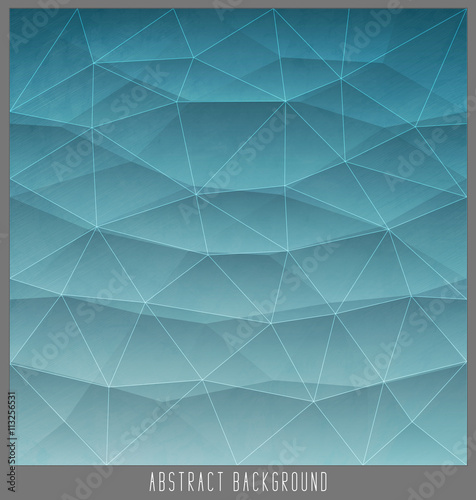 Abstract geometric polygon facet background mosaic made by triangles. Vector illustration, eps10