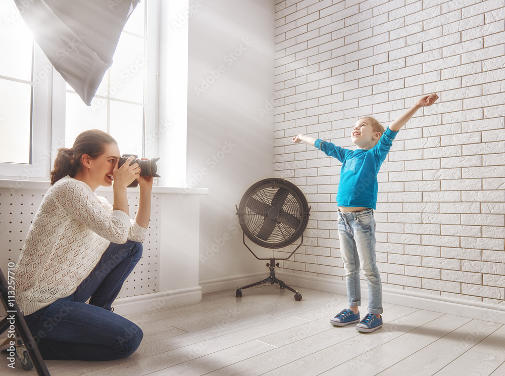 Photographer in motion.
