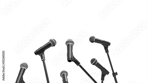 Microphone Isolated random and Communication
