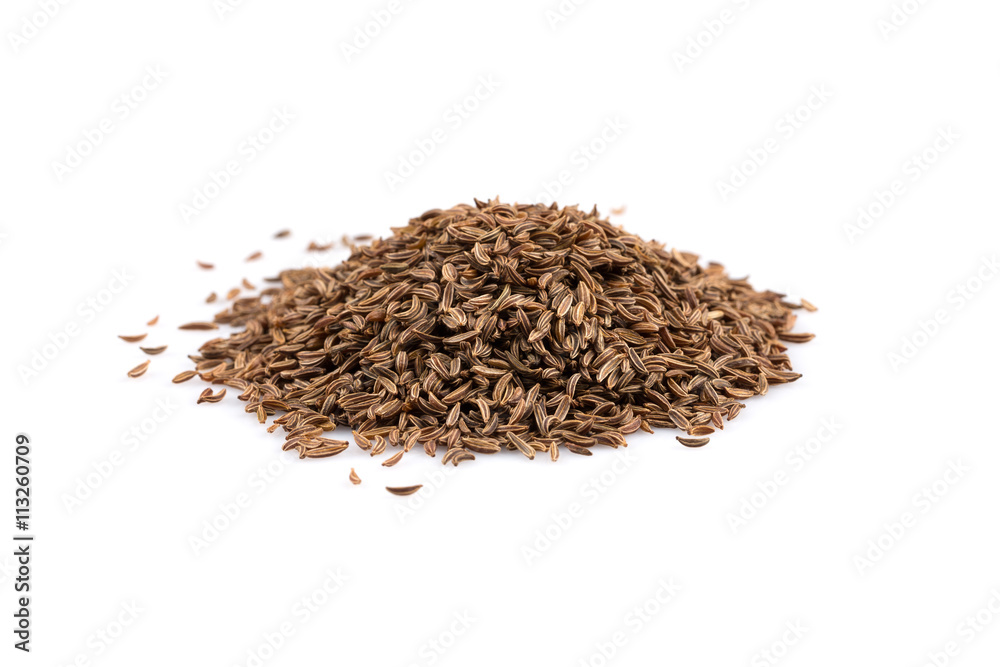 Heap of dry caraway seeds Heap of dry caraway seeds
