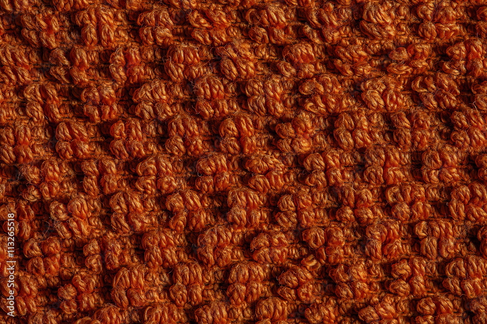 orange red wool texture backgroung