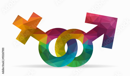 female and male poly icon