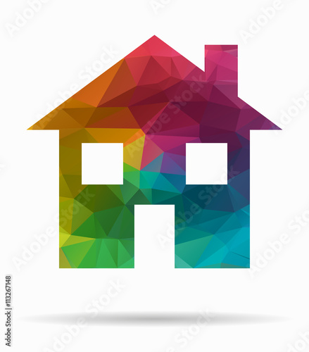 house poly icon