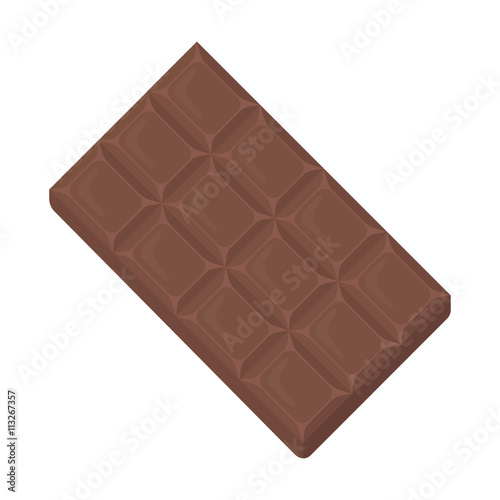 Chocolate vector icon in cartoon style for web