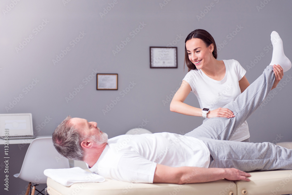 Fototapeta premium Modern rehabilitation physiotherapy
